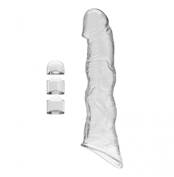PRETTY LOVE - Ragna Extension Penis Sleeve (Transparent) PRETTY LOVE - Ragna Extension Penis Sleeve (Transparent)